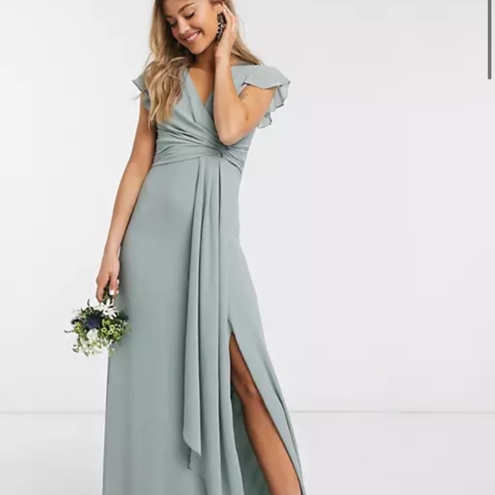 ASOS SAGE BRIDESMAID DRESS!